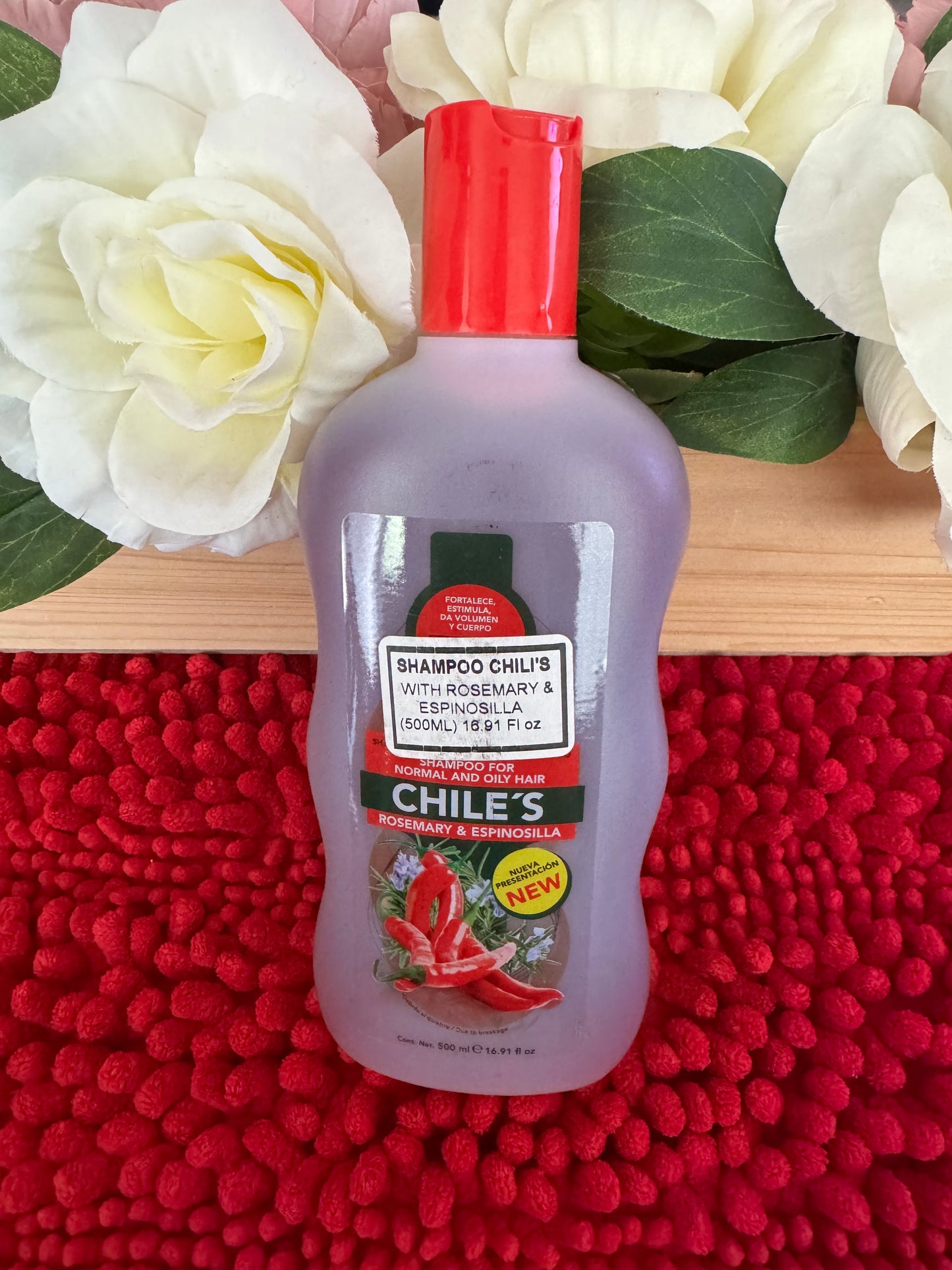 Shampoo de chile y Romero